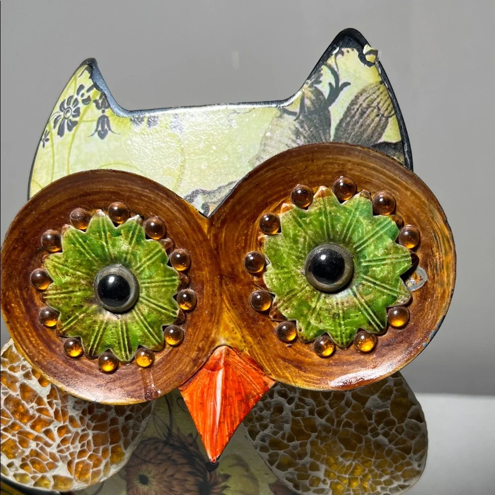 Metal Owl on Branch Wall Art - Picture 2 of 8